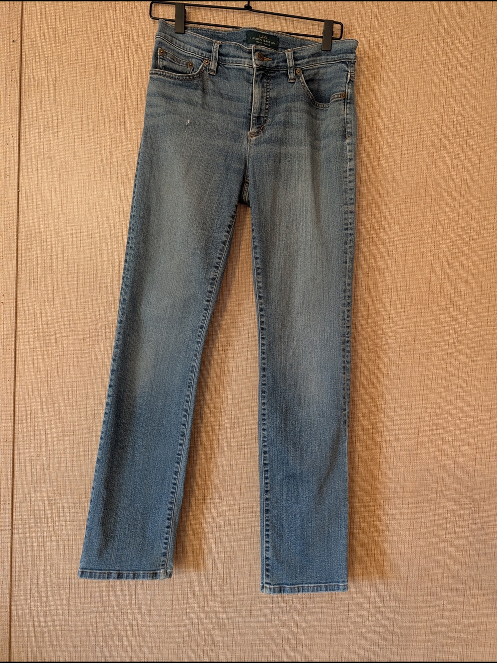 Lauren Ralph Lauren Light Blue Straight-Leg Womenβs Jeans